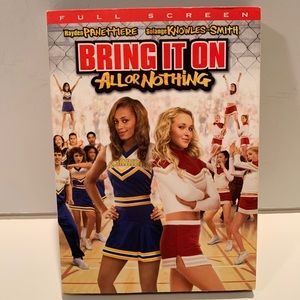 BRING IT ON: ALL OR NOTHING DVD.